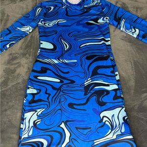 Long sleeve Blue dress (MEDIUM) SHEIN dress